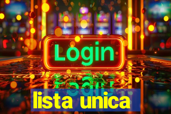 lista unica